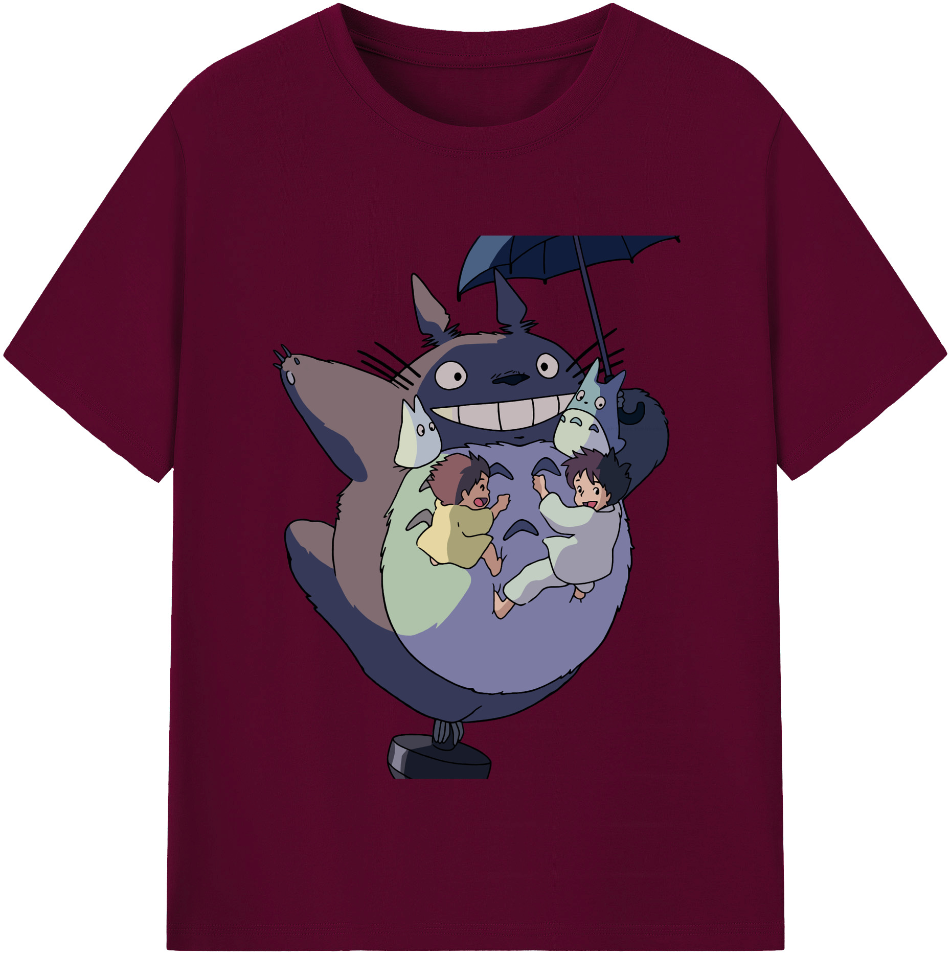 （画像用） となりのトトロ 草壁メイ 草壁サツキ My Neighbor Totoro Satsuki Kusakabe Mei Kusakabe レディースカジュアルプリントTシャツ（綿100％）